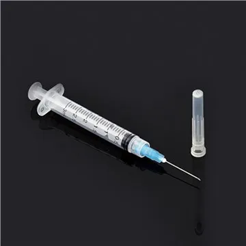 Vad är markeringarna på en medicinsk spruta för?